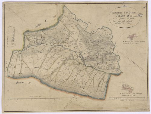 ENTREVAUX - Section E, le Plan.