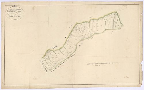ENTREVAUX - Section E, le Plan.