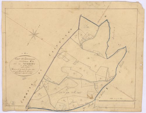 ENTREVENNES - Section E, Les Jauberts.