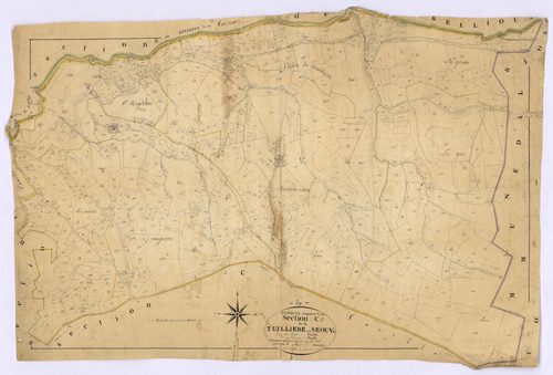 ESPARRON-DE-VERDON - Section C, la Tuilliére et Séouve.