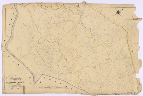 ESPARRON-DE-VERDON - Section C, la Tuilliére et Séouve.