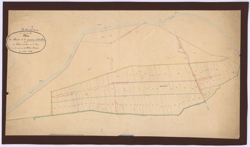 ESTOUBLON - Plan des alluvions de la commune d'Estoublon.