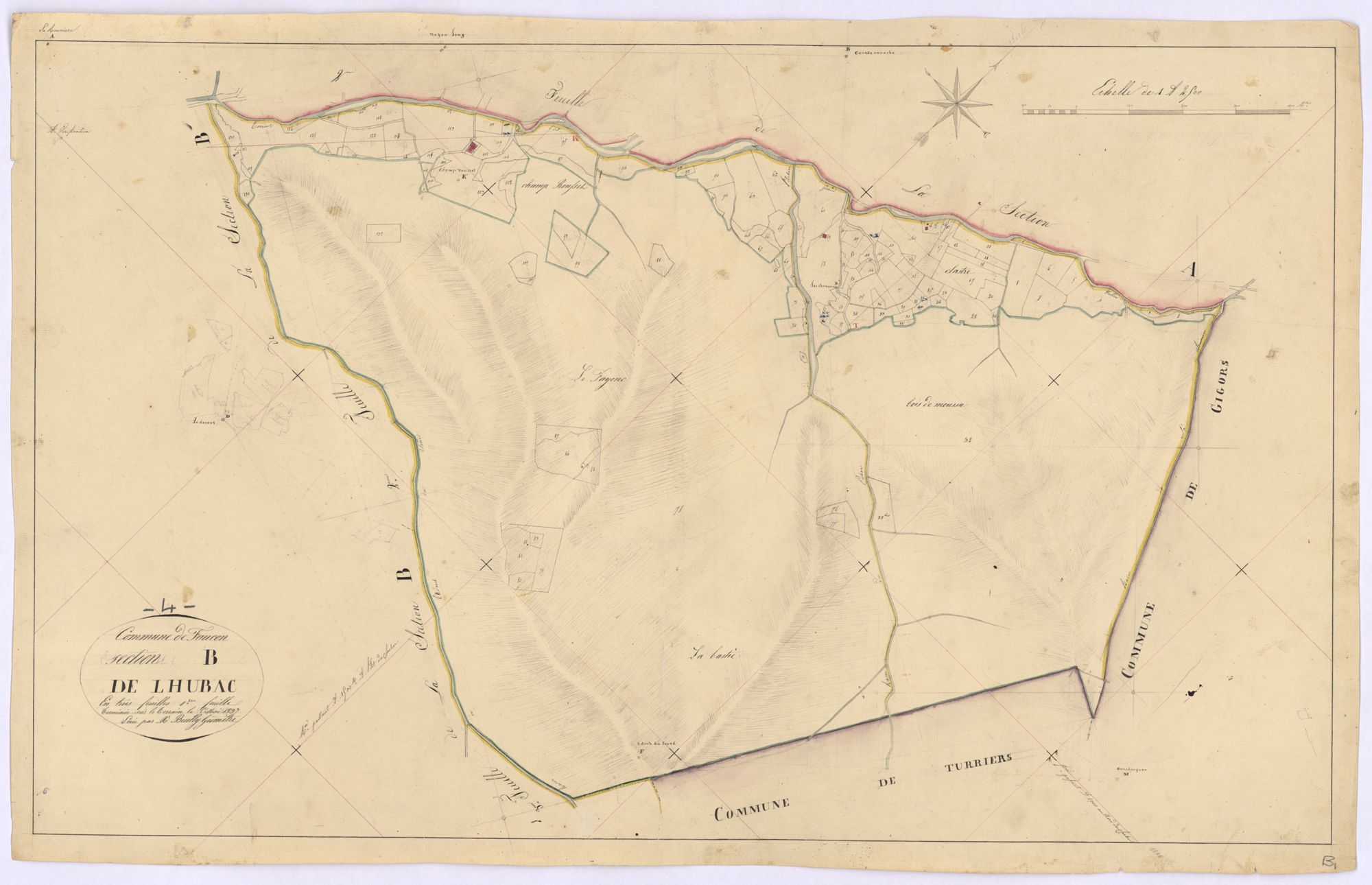 FAUCON-DU-CAIRE - Section B, l'Hubac.