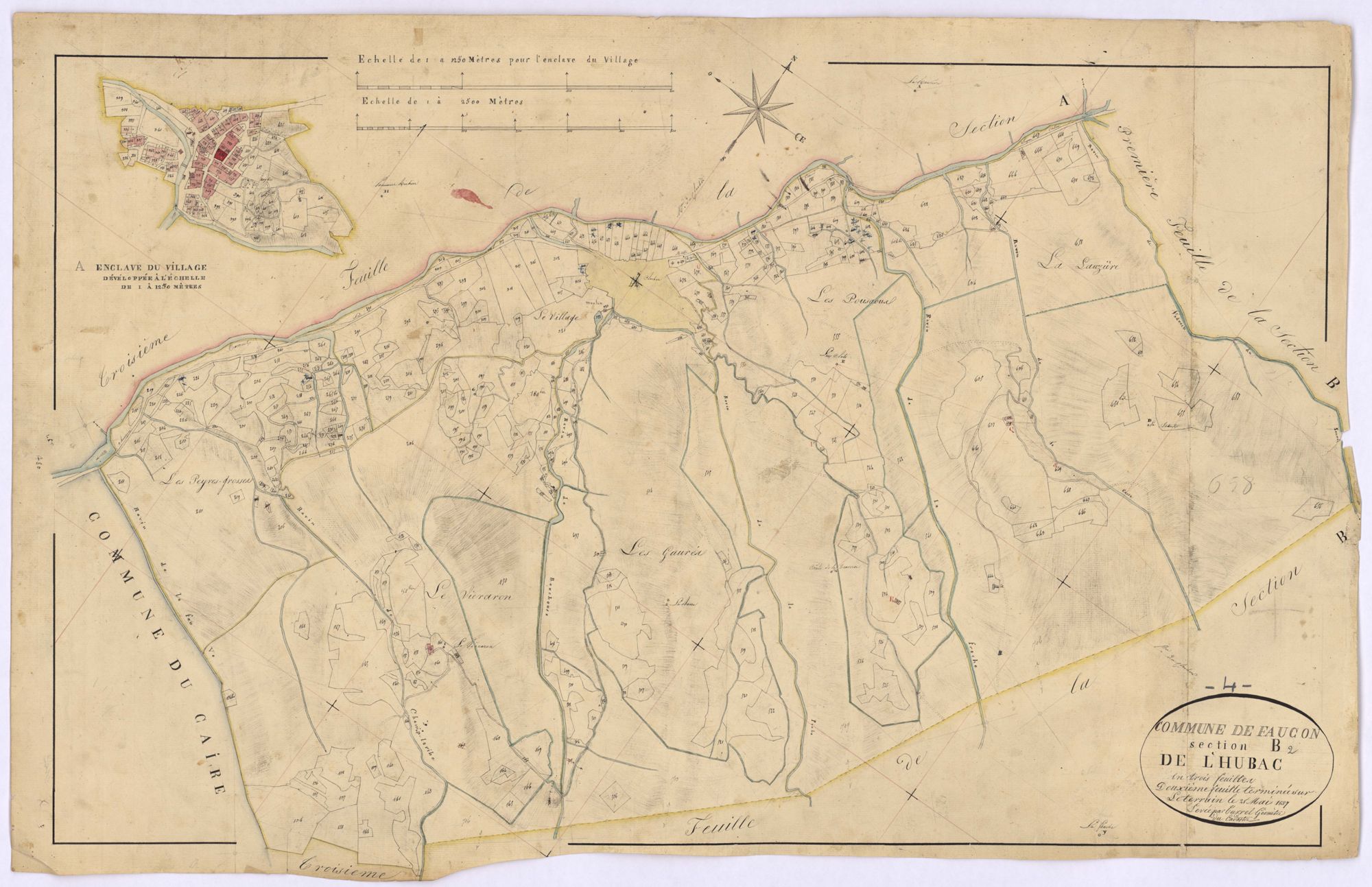 FAUCON-DU-CAIRE - Section B, l'Hubac.