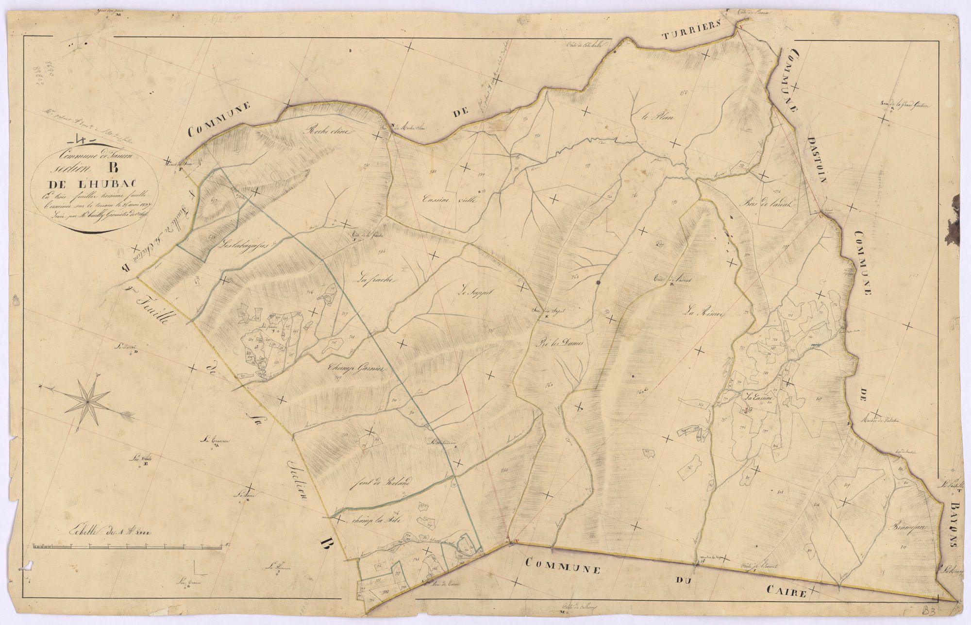 FAUCON-DU-CAIRE - Section B, l'Hubac.