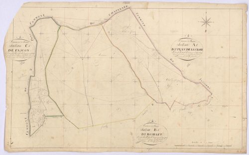 FAUCON-DE-BARCELONNETTE - Section A, B, et C : Plan-de-la-Croix, Le Bourget, Faucon,