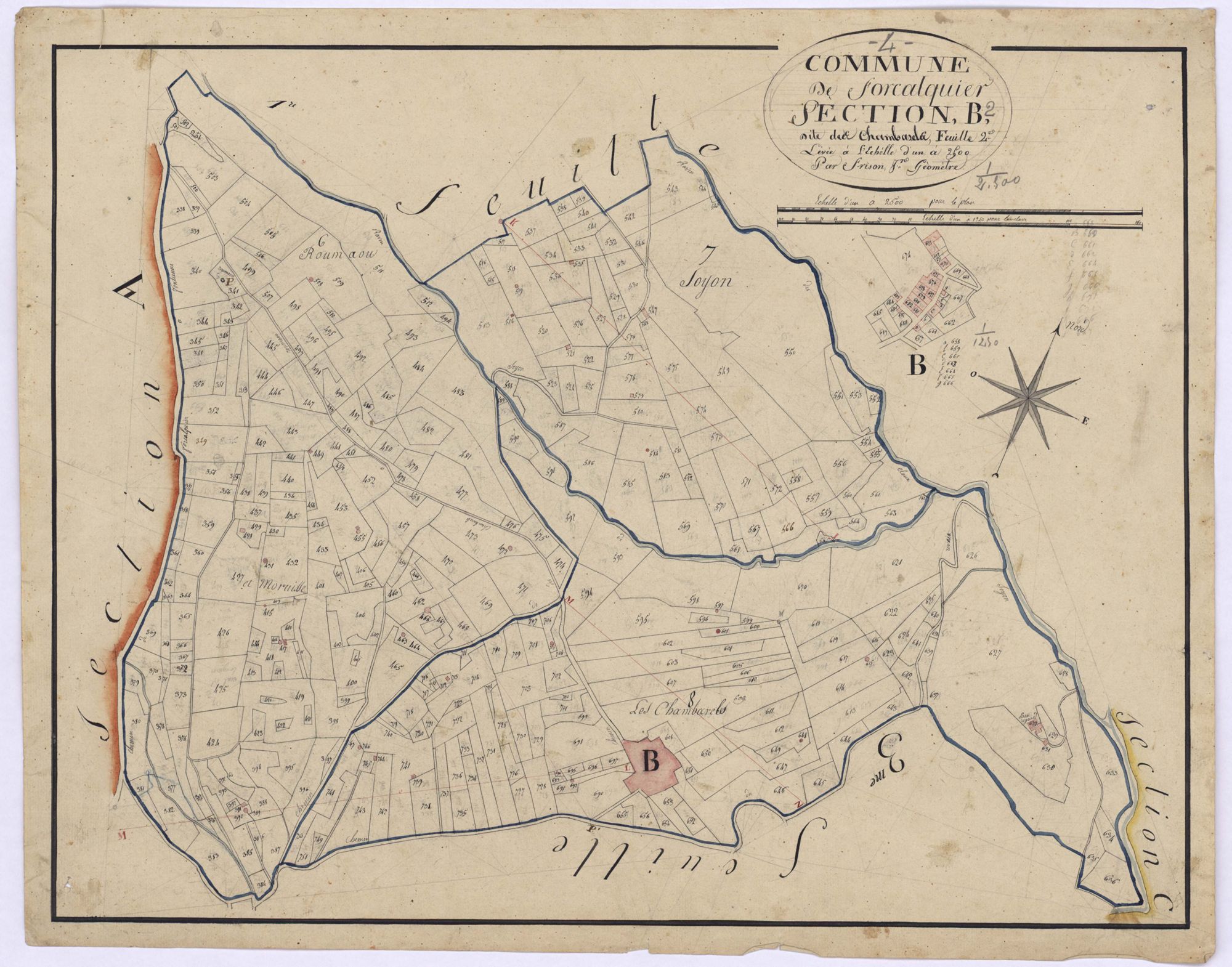 FORCALQUIER - Section B, les Chanbarels.