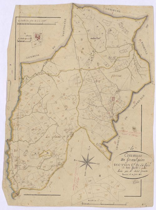 FORCALQUIER - Section C, la Fare.