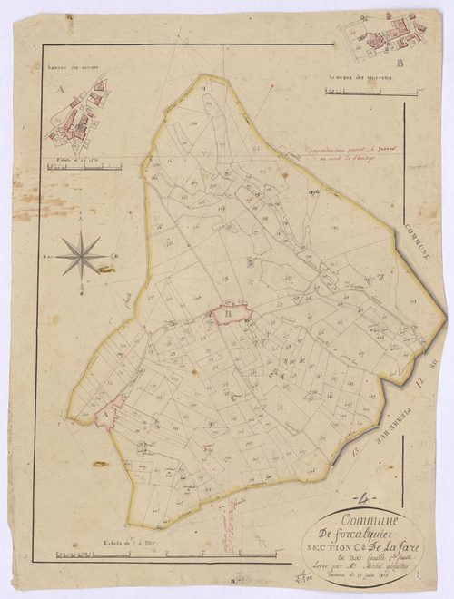FORCALQUIER - Section C, la Fare.