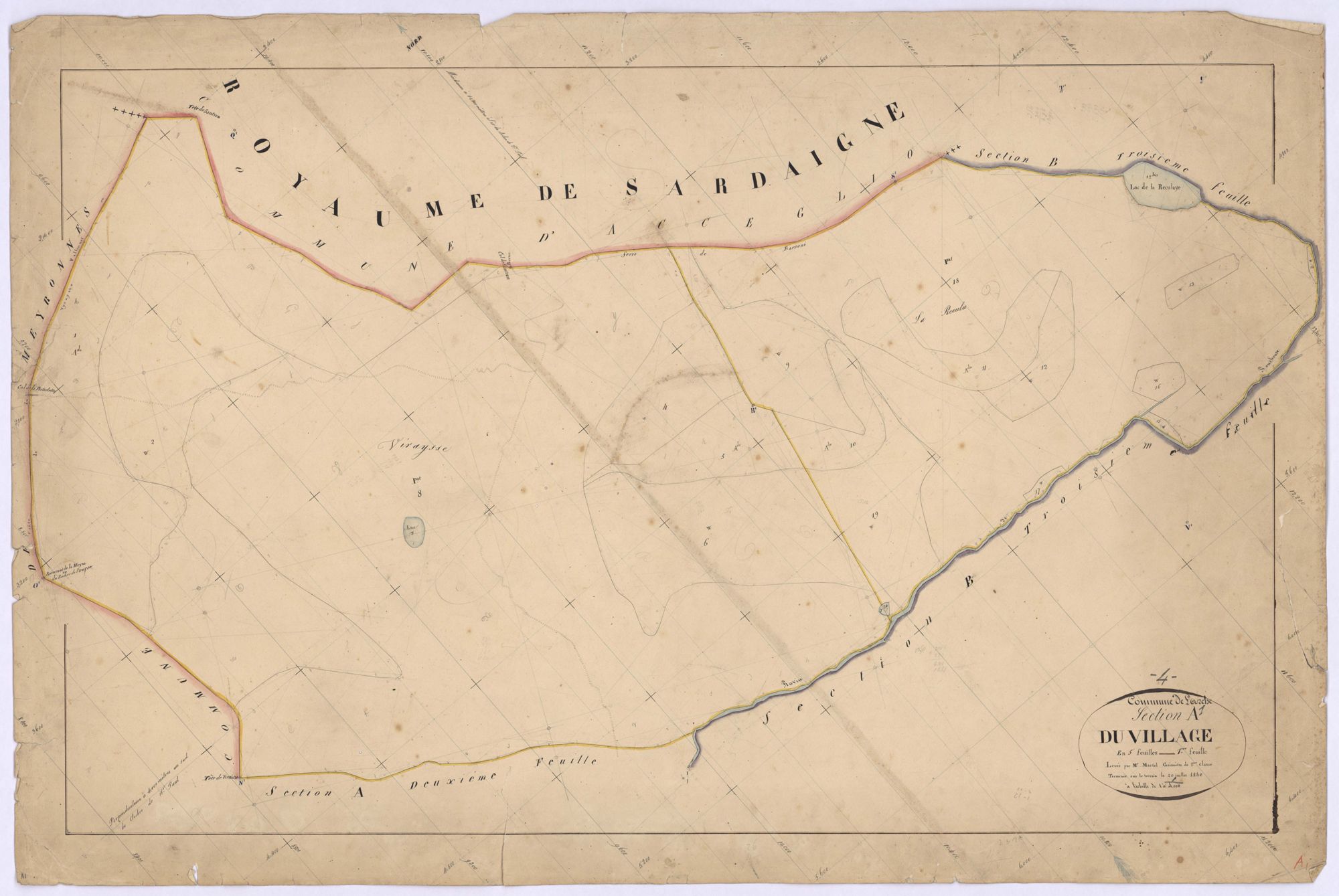 LARCHE - Section A, le Village.