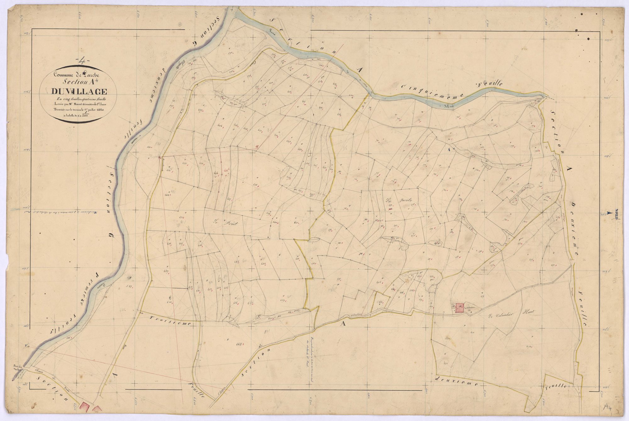 LARCHE - Section A, le Village.