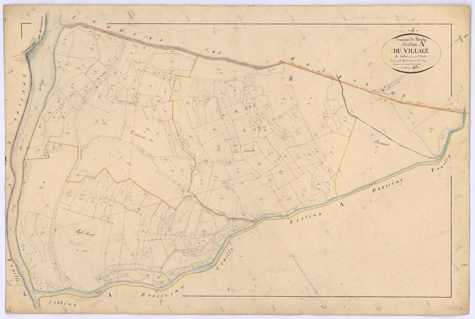 LARCHE - Section A, le Village.
