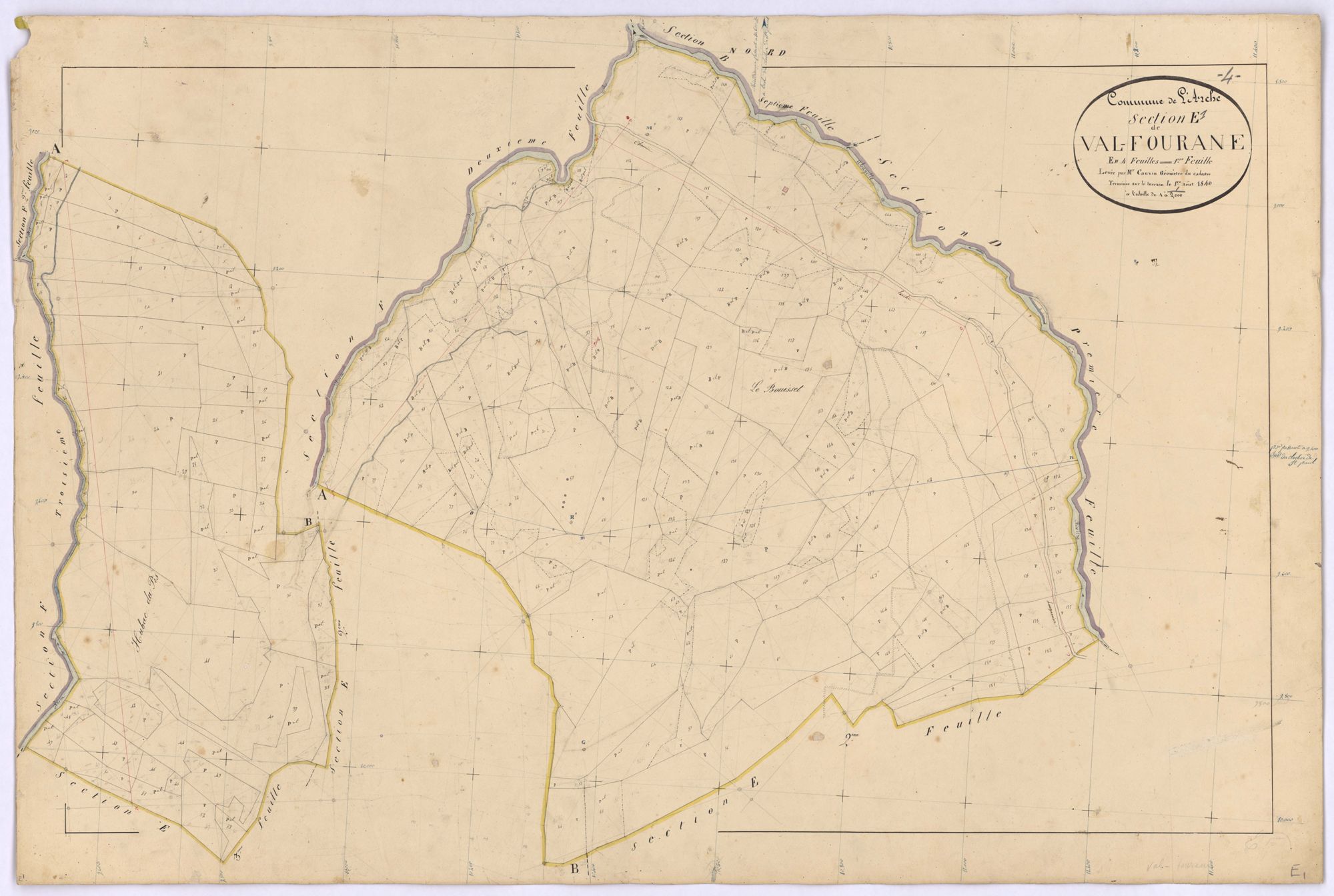 LARCHE - Section E, Val-Fourane.