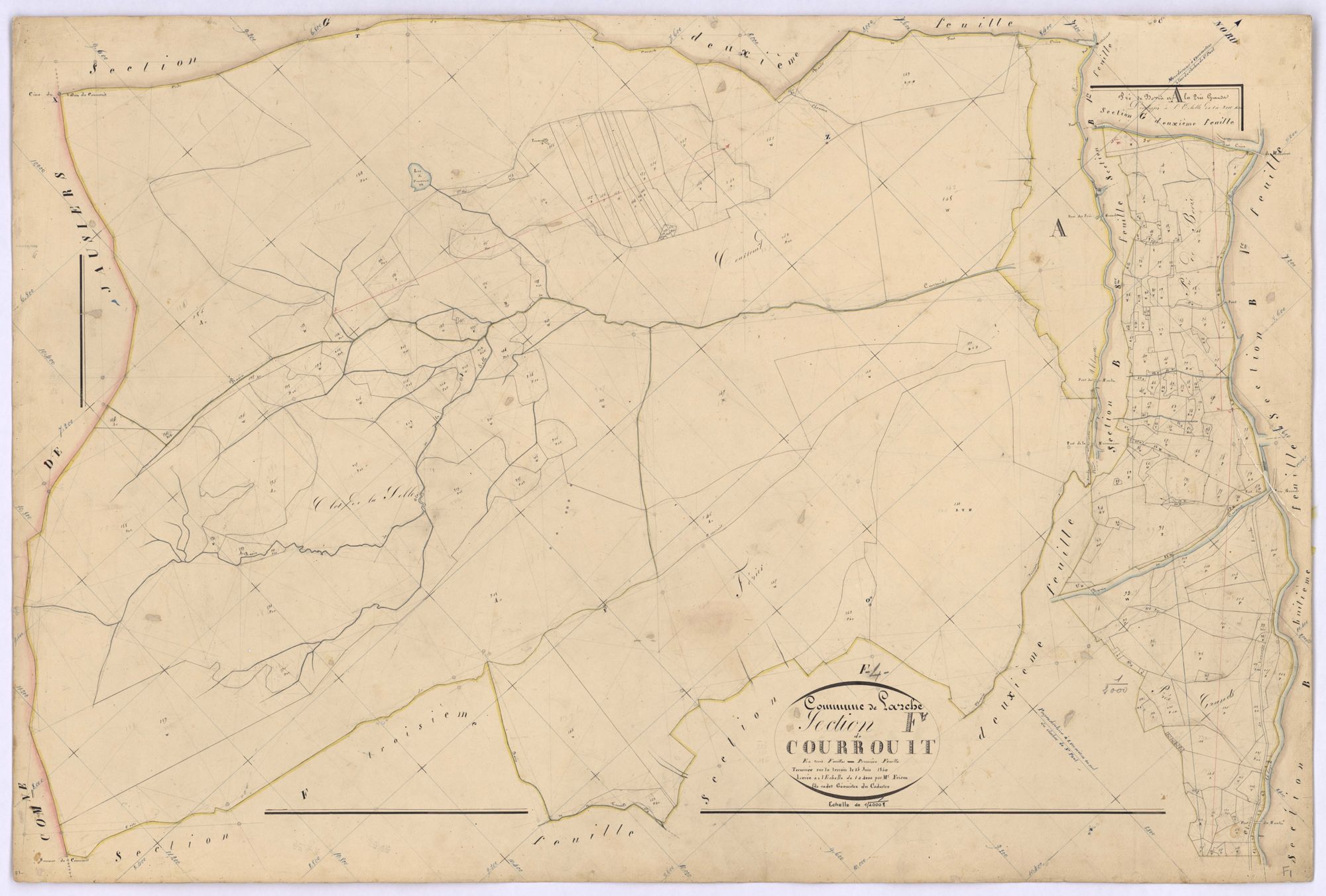 LARCHE - Section F, le Courrouit.