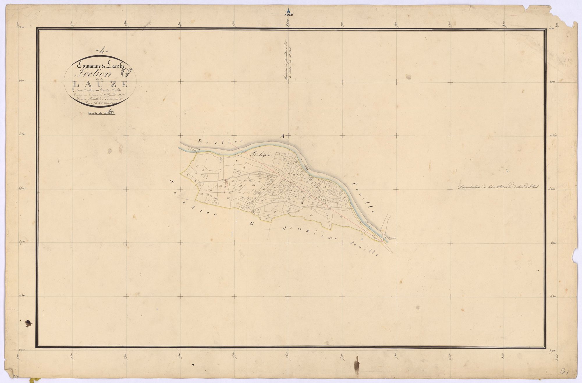LARCHE - Section G, la Lauze.