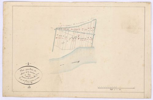 LURS - Plan parcellaire des alluvions de la commune.