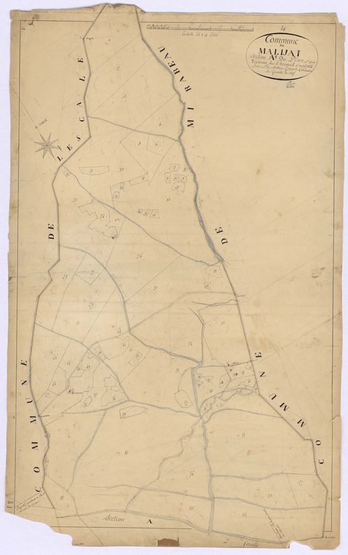 MALIJAI - Section A, le Plan.