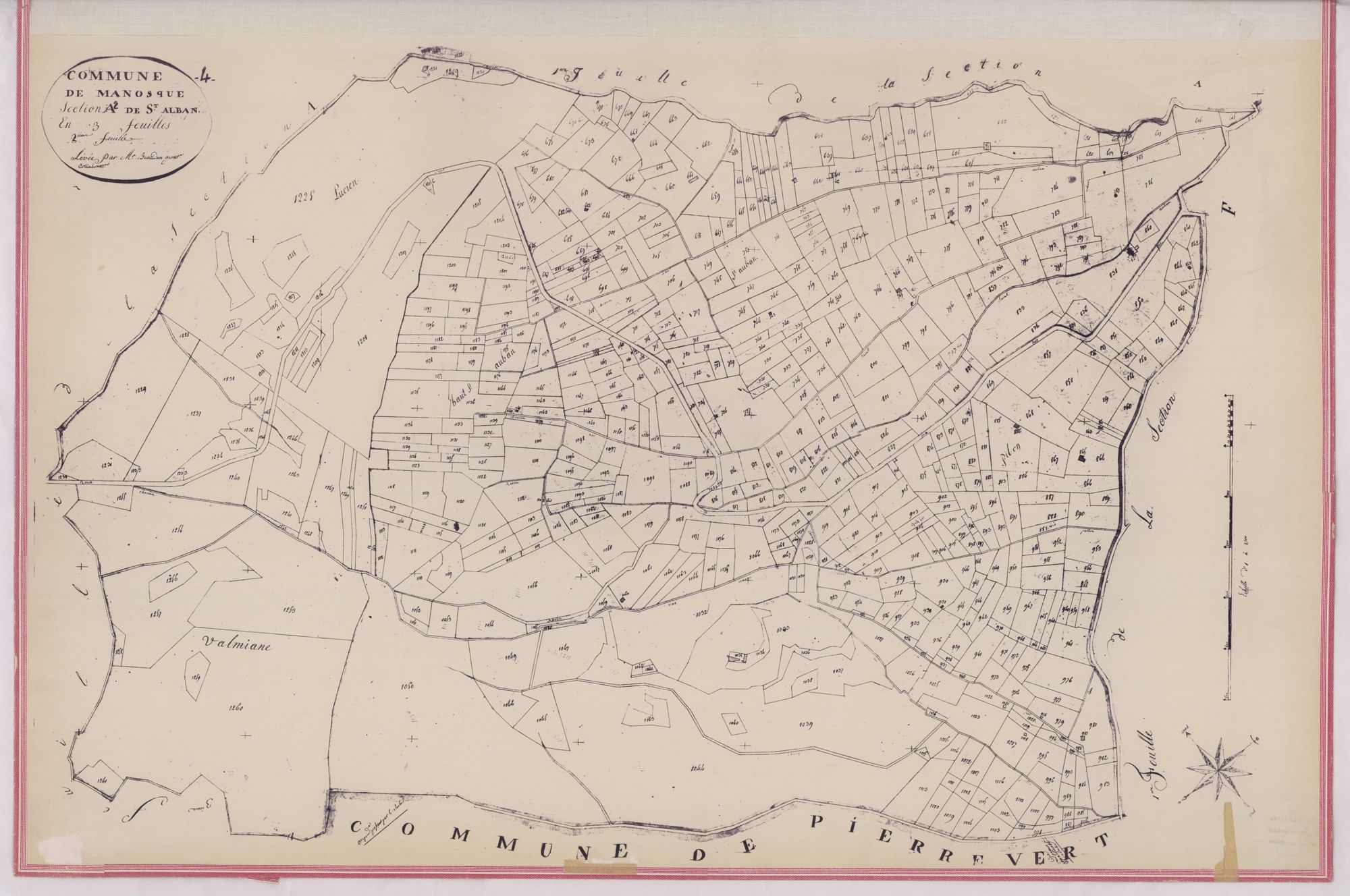 MANOSQUE - Section A, Saint-Auban.