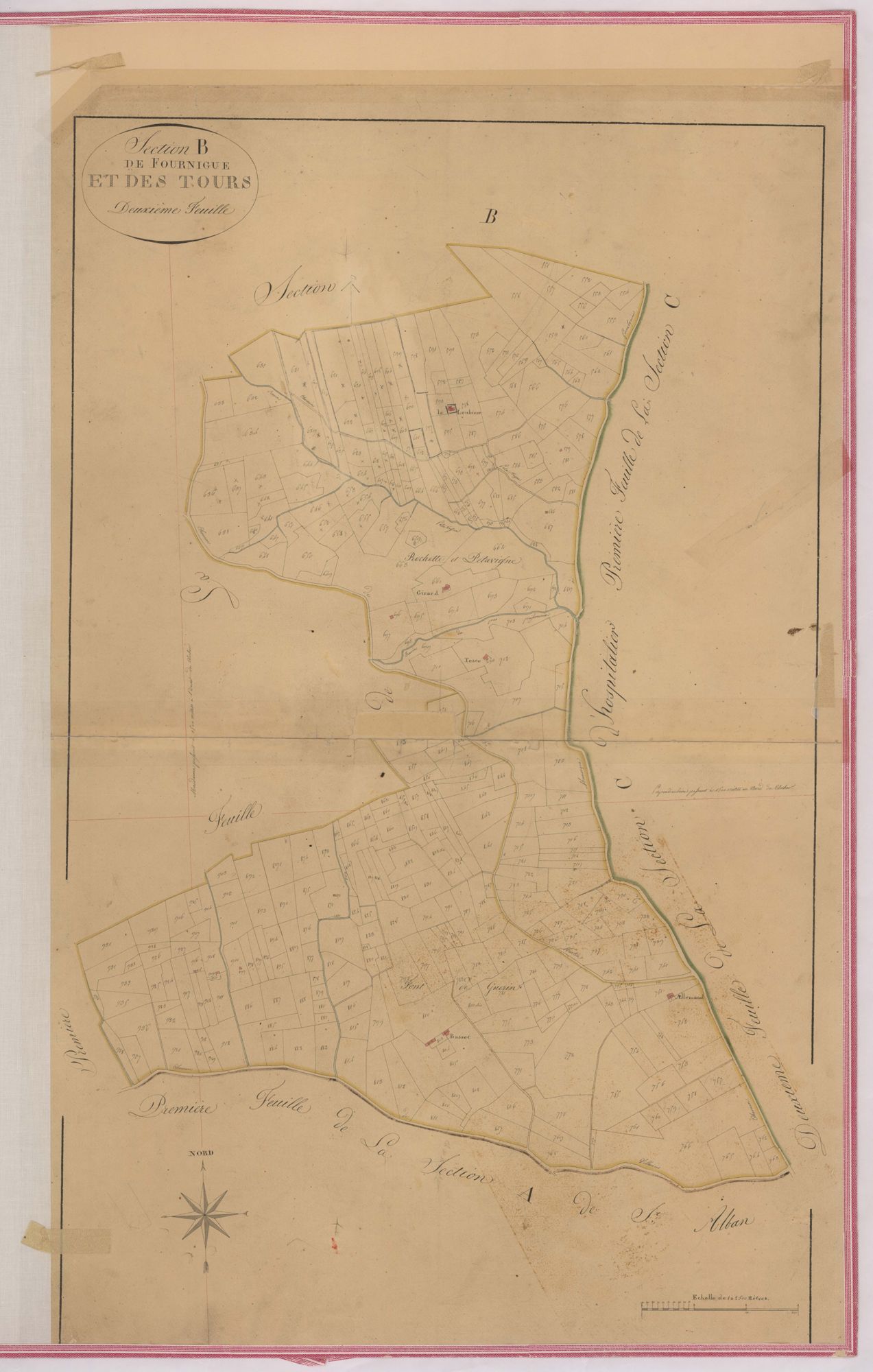 MANOSQUE - Section B, Fournigue et Tour.