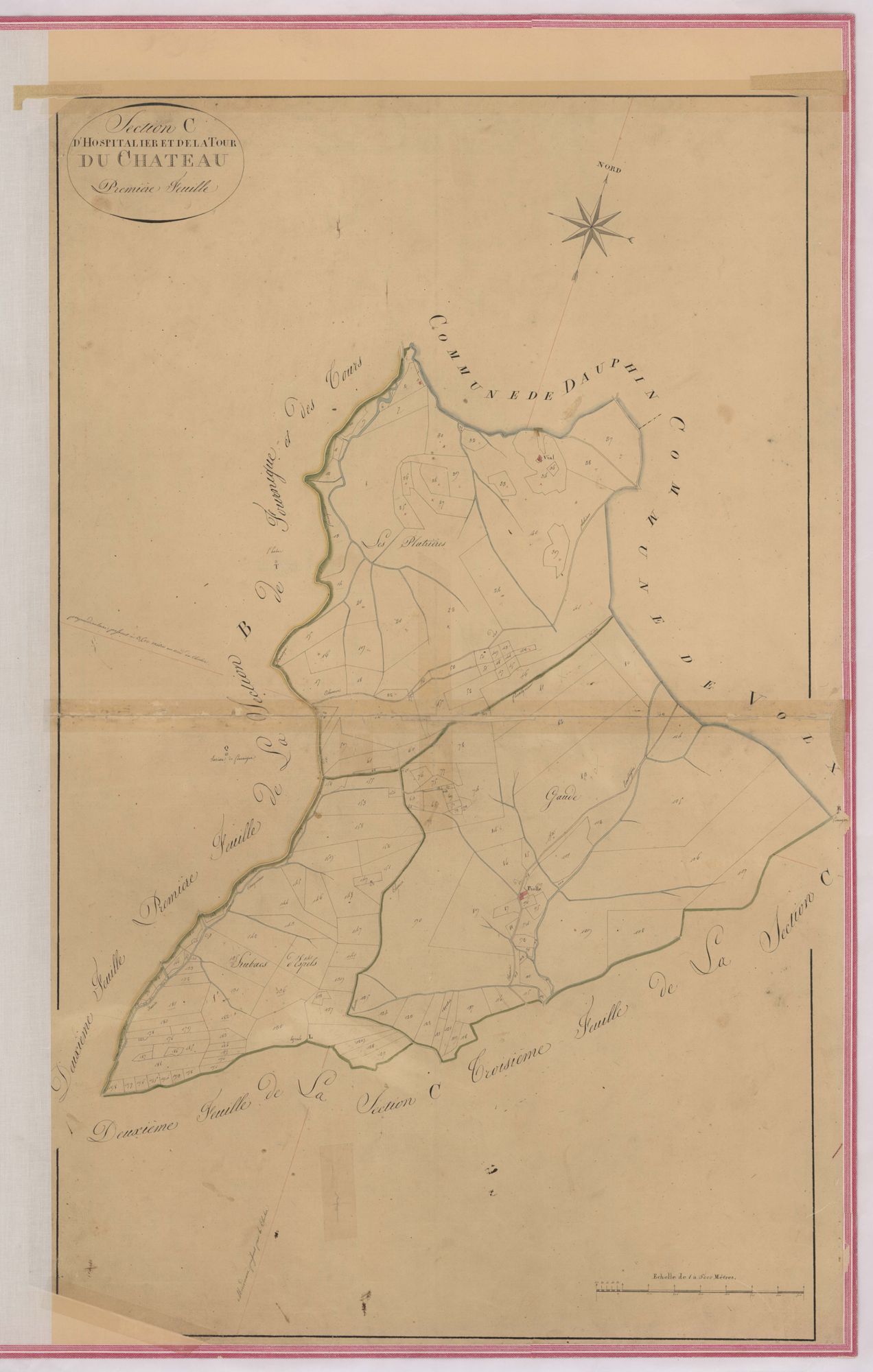 MANOSQUE - Section B, Fournigue et Tour.