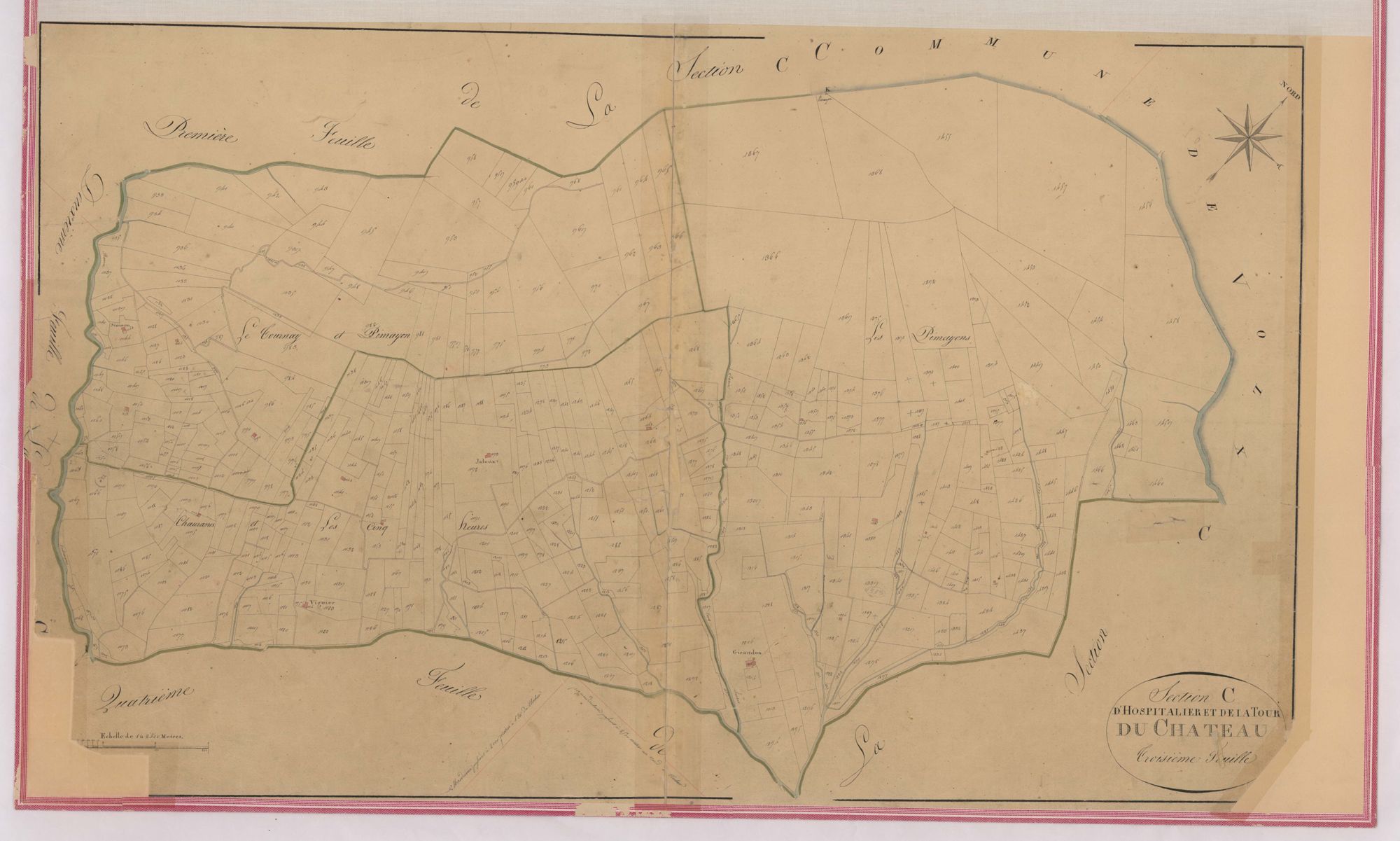 MANOSQUE - Section C, l'Hospitallier et la Tour du Château.
