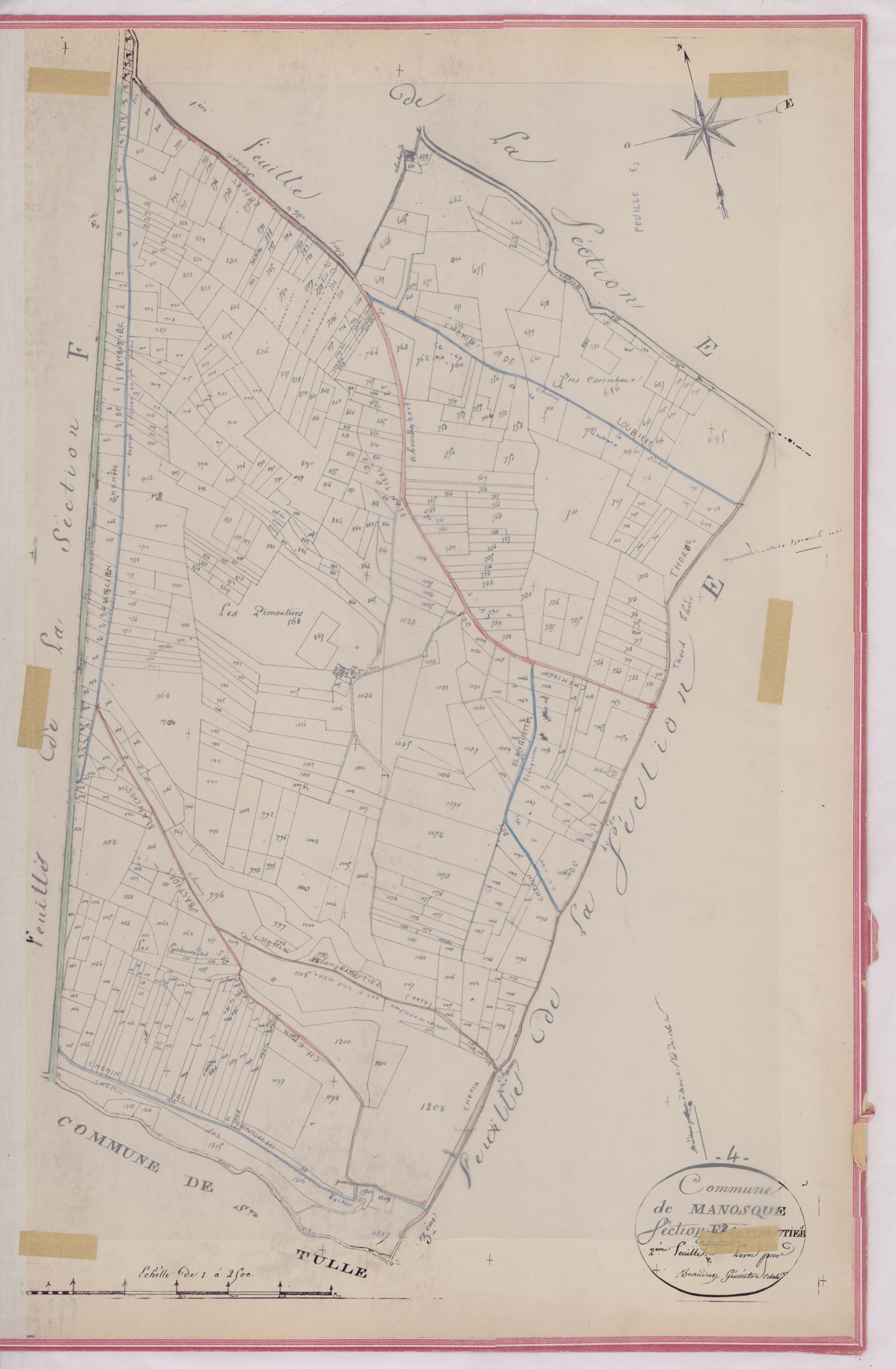 MANOSQUE - Section E, le Pimoutier.