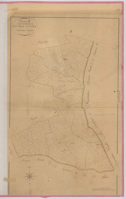 MANOSQUE - Section B, Fournigue et Tour.