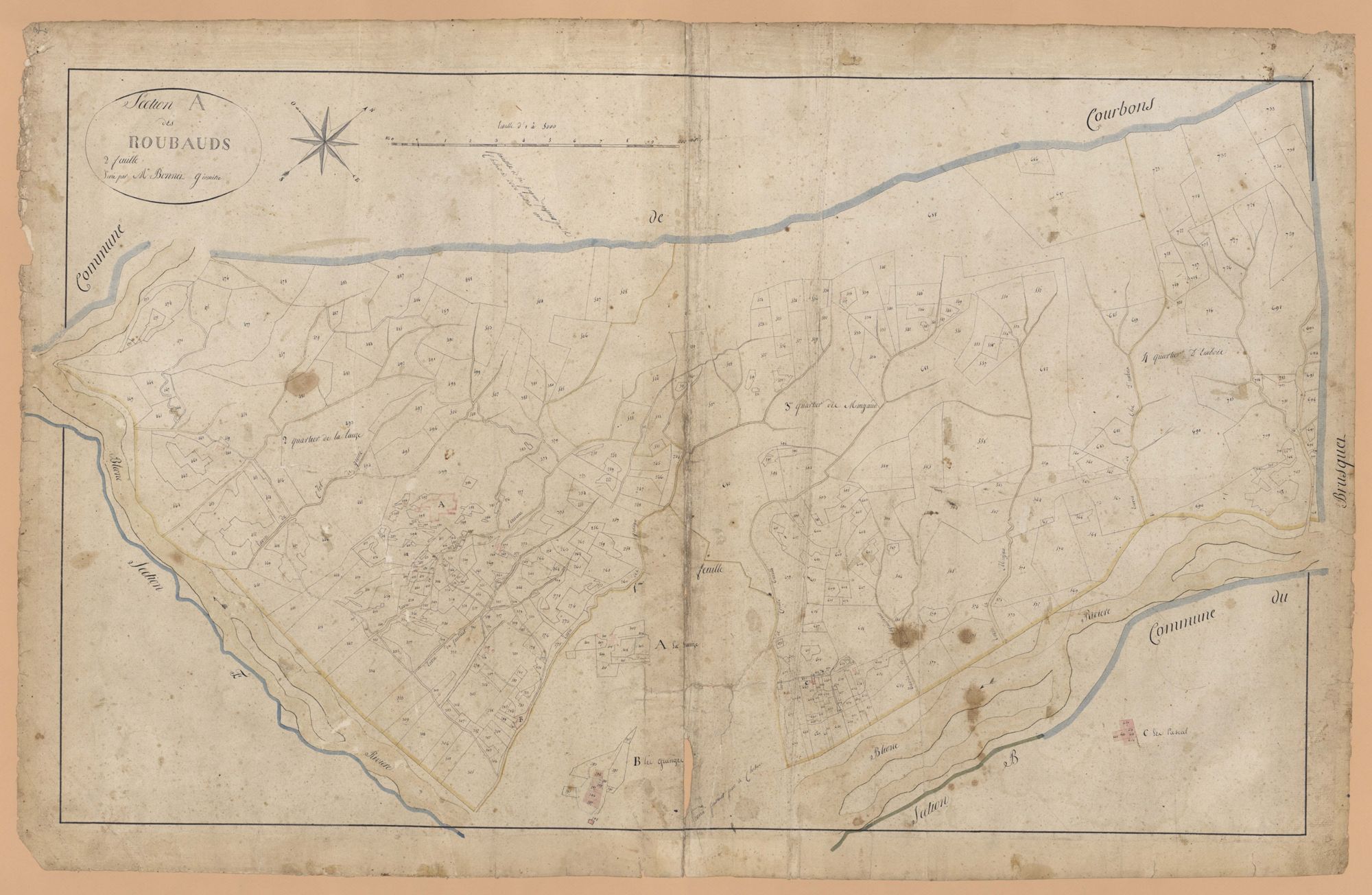MARCOUX - Section A, les Roubauds.