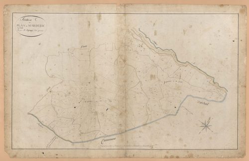 MARCOUX - Section C, Plan du Mardaric.
