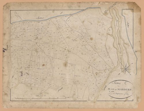 MARCOUX - Section C, Plan du Mardaric.