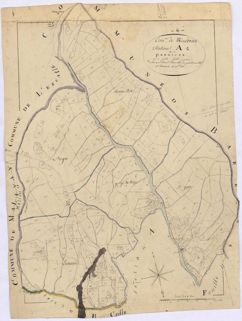 MIRABEAU - Section A, la Paroisse.