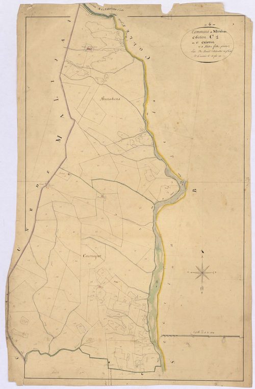 MIRABEAU - Section C, Saint-Cristol.
