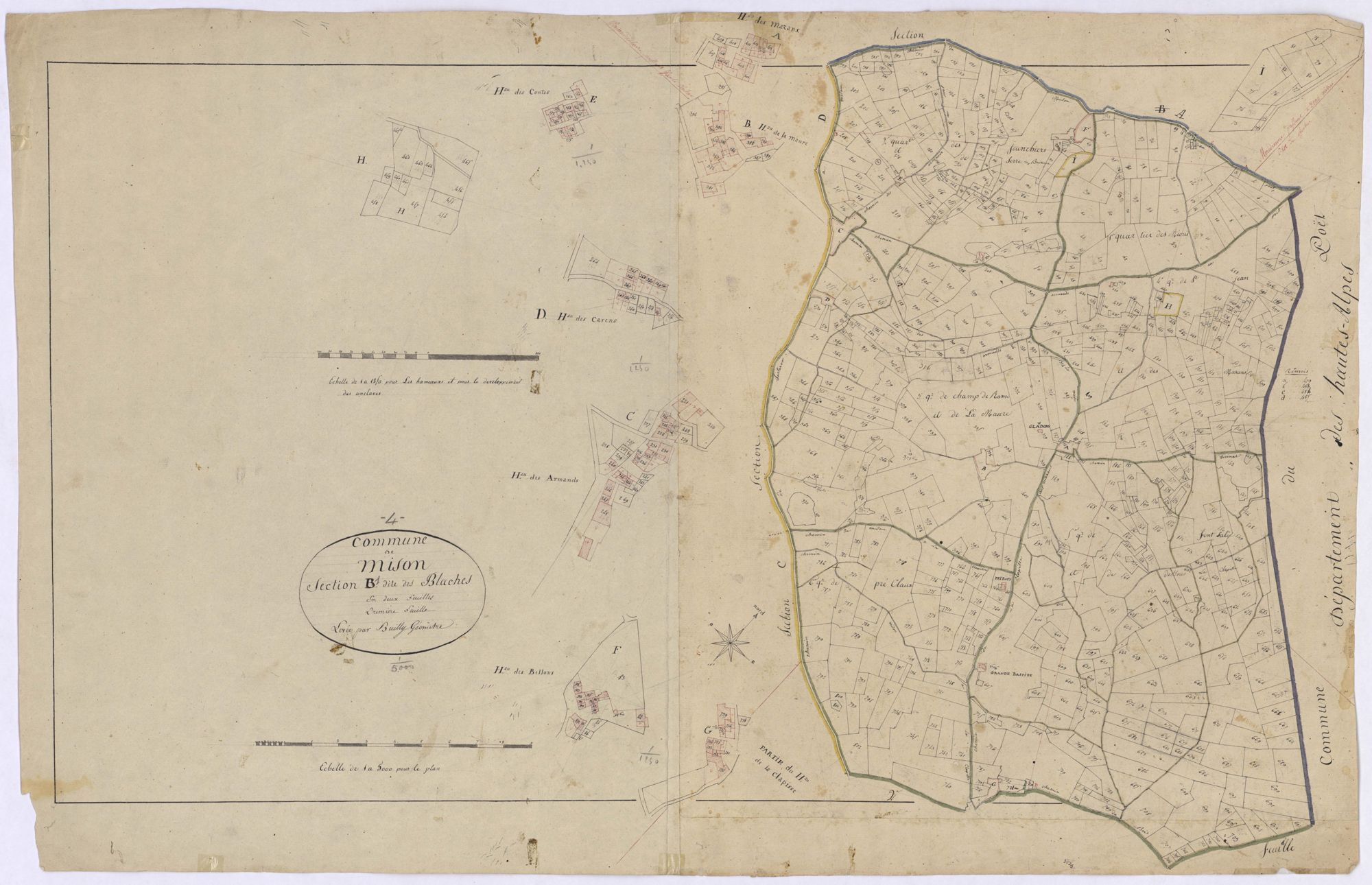 MISON - Section B, les Blaches.