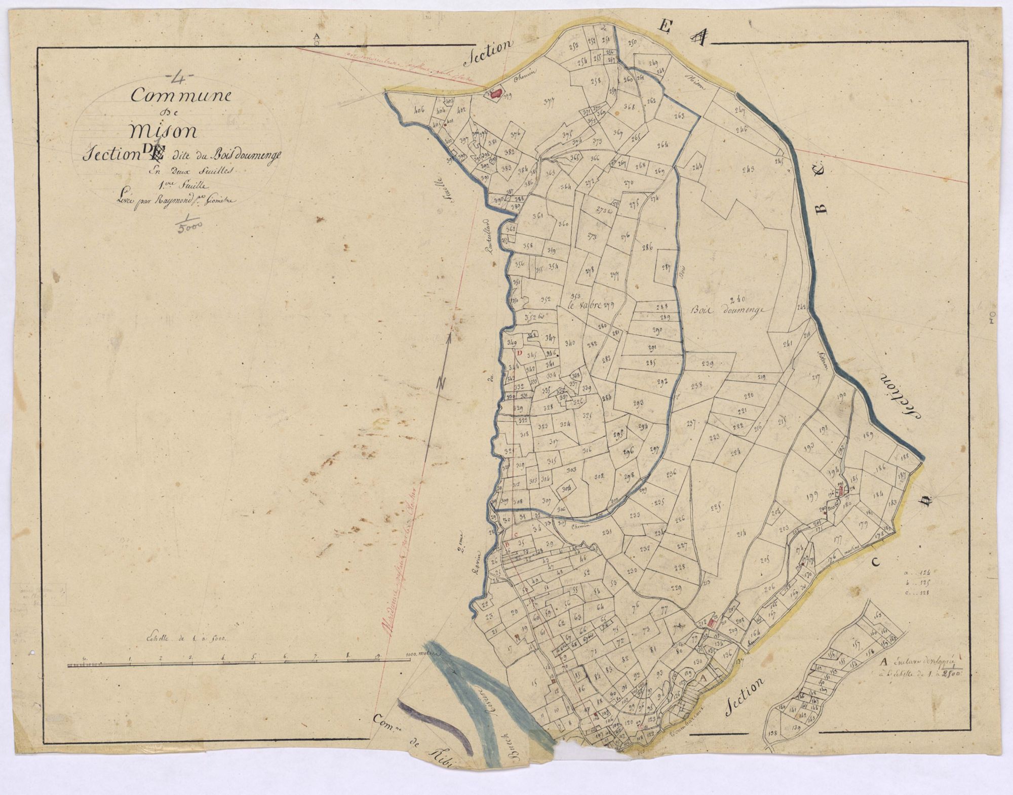 MISON - Section D, le Bois Doumenge.