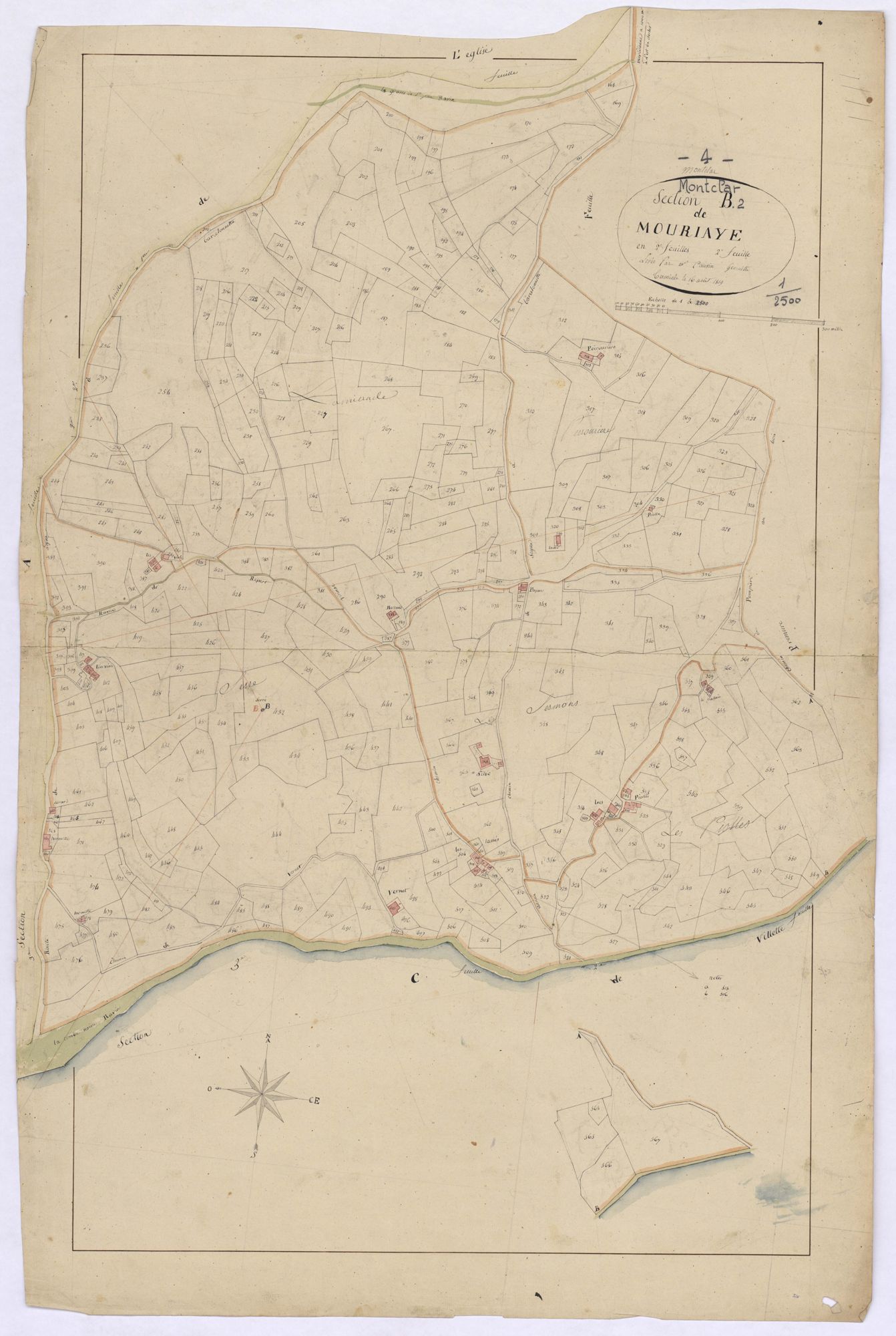 MONTCLAR - Section B, La Mouriaye.