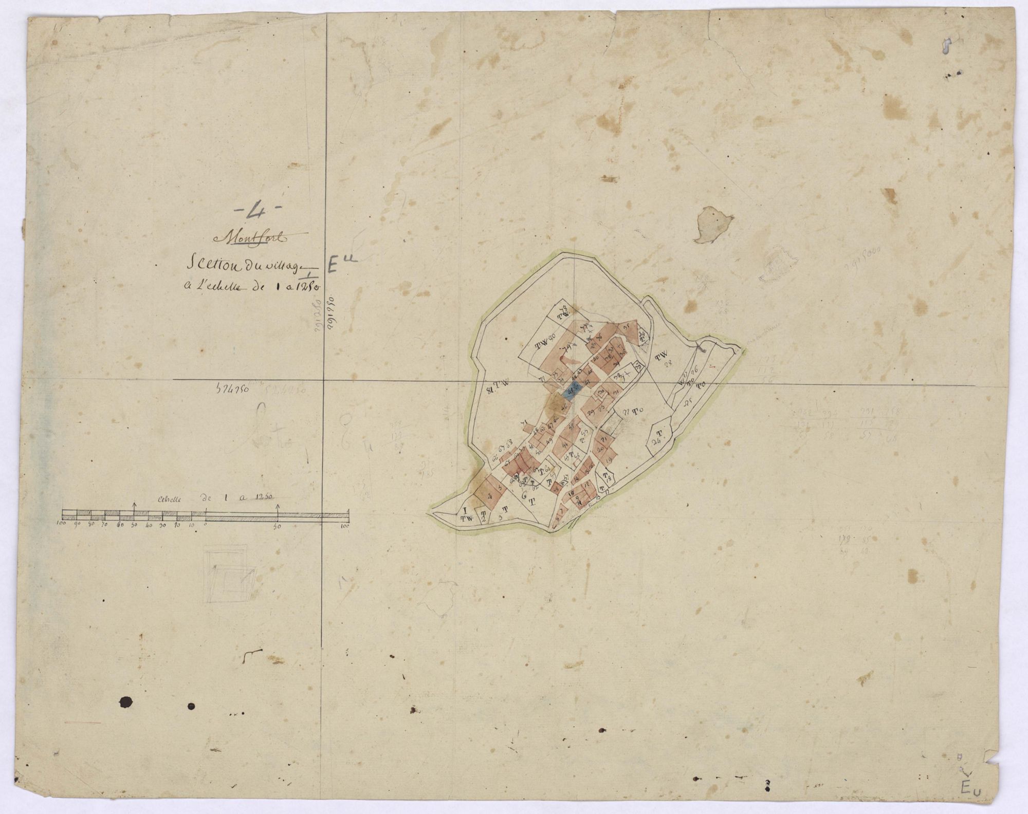 MONTFORT - Section E, le Village.