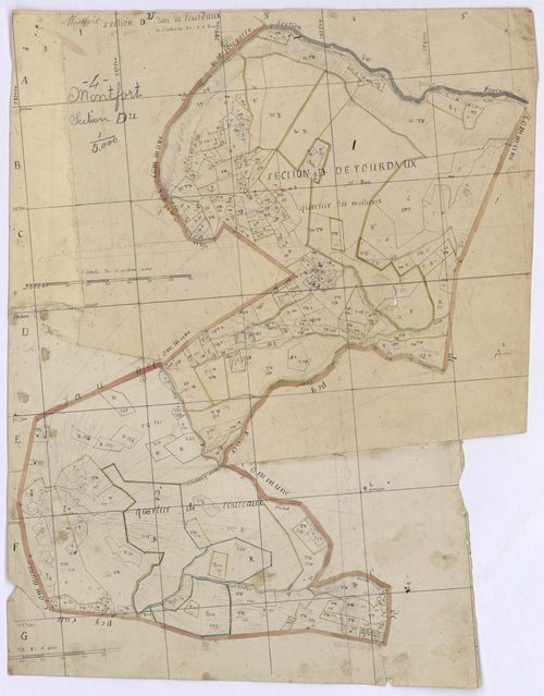 MONTFORT - Section D, les Tourdaux.