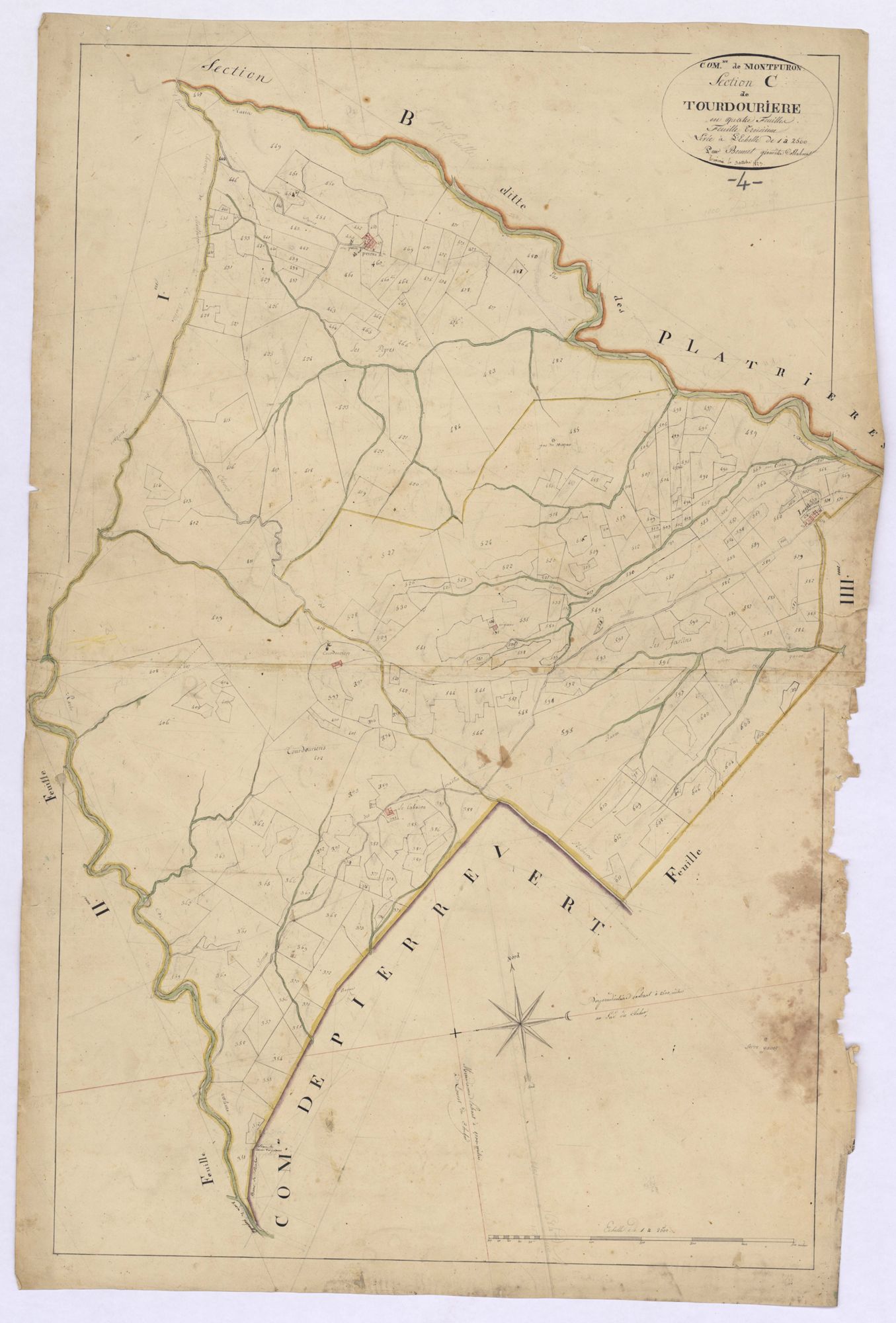 MONTFURON - Section C, la Tourdouriere.