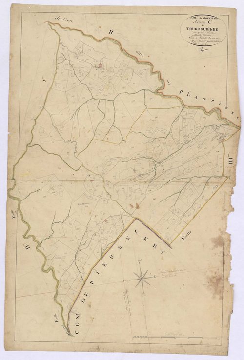 MONTFURON - Section C, la Tourdouriere.