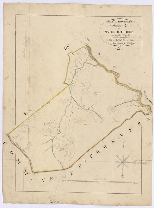 MONTFURON - Section C, la Tourdouriere.