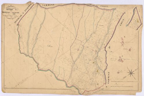 MONTLAUX - Section A, les Boyers et les Jacons.