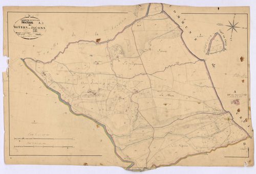 MONTLAUX - Section A, les Boyers et les Jacons.