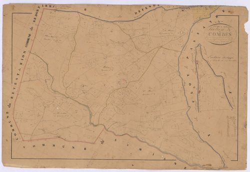 MONTSALIER - Section A, les Combes.
