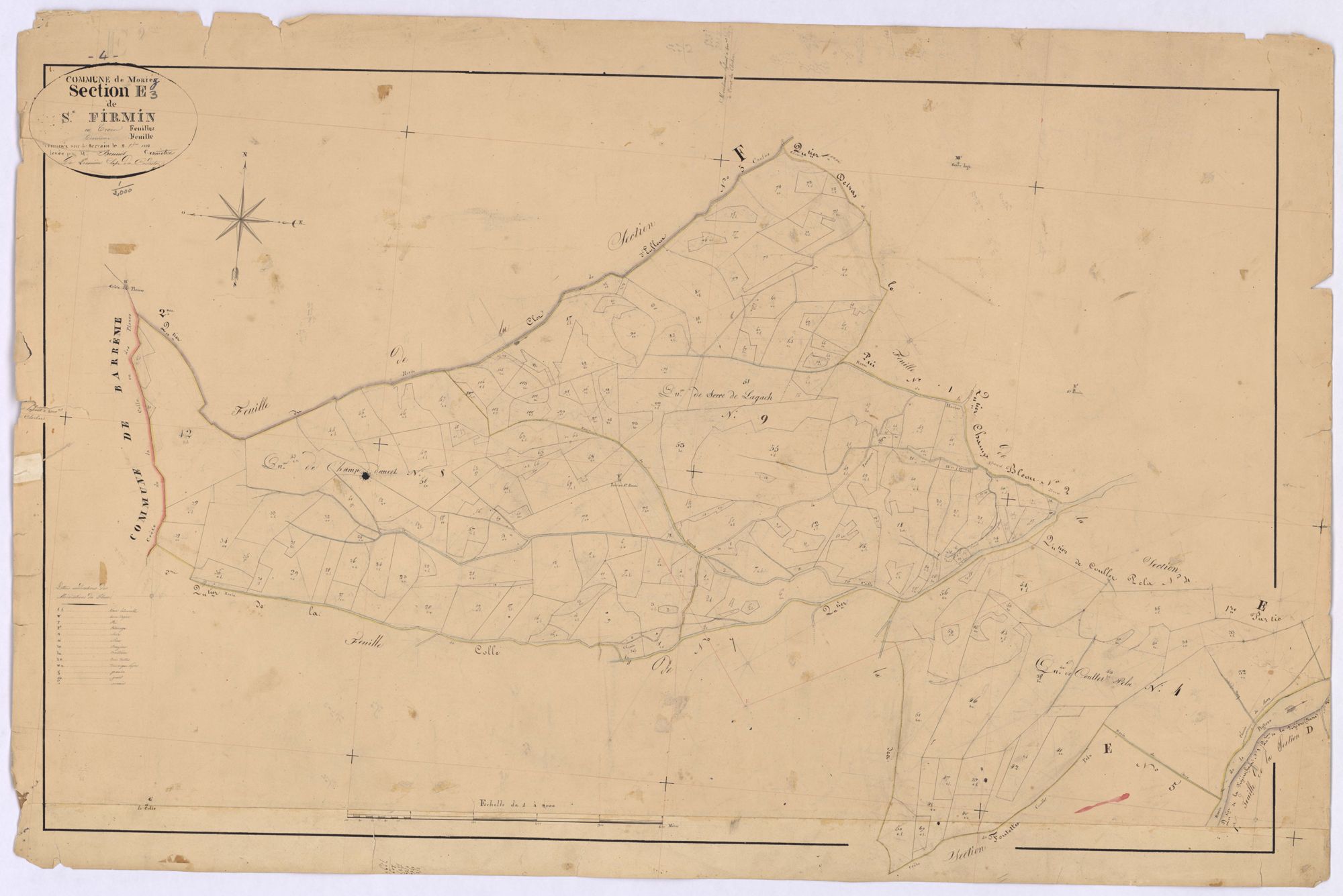MORIEZ - Section E, Saint-Firmin.