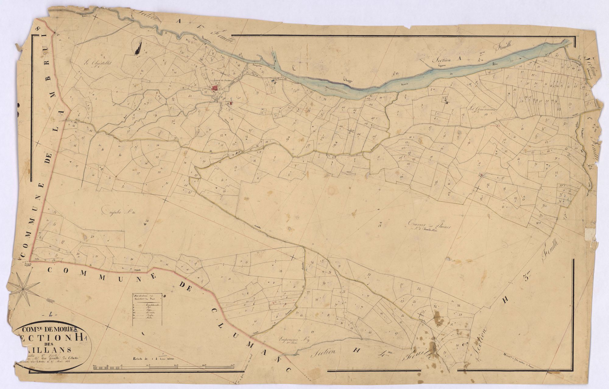 MORIEZ - Section H, les Chaillans.