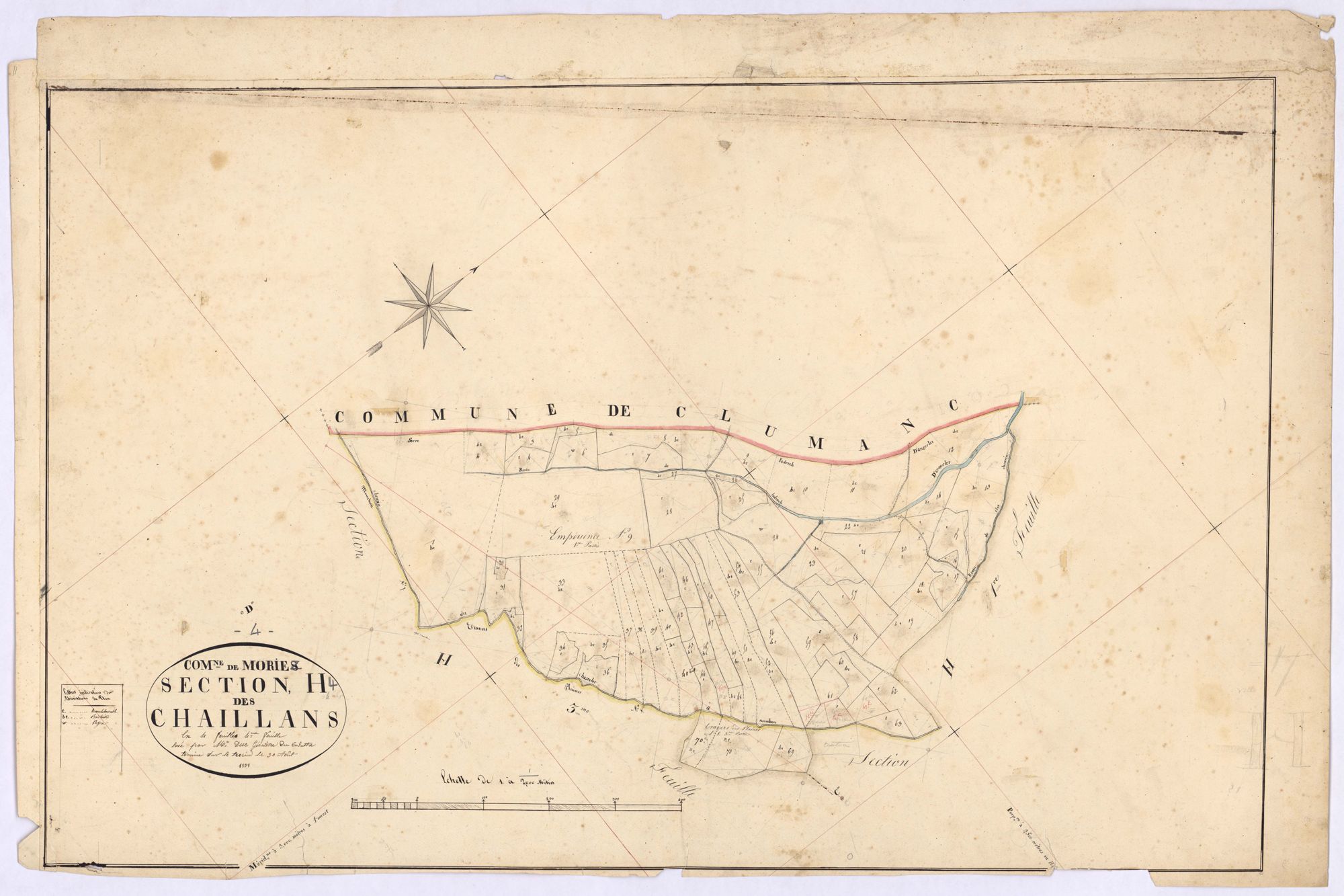 MORIEZ - Section H, les Chaillans.