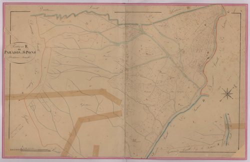 MOUSTIERS - Section E, Paradis et Saint-Pons.