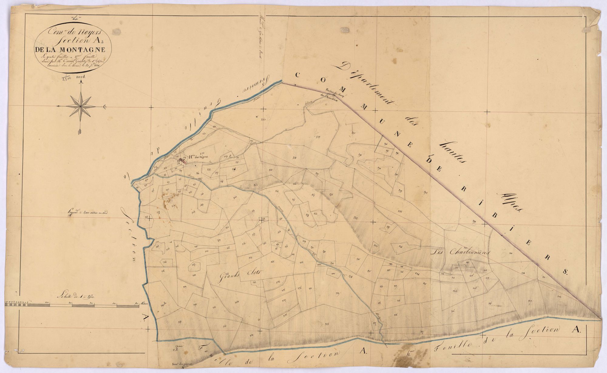 NOYERS_SUR_JABRON - Section A, la Montagne.