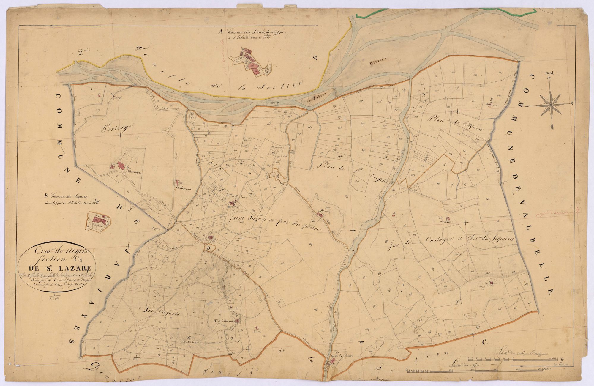 NOYERS_SUR_JABRON - Section C, Saint-Lazarre.