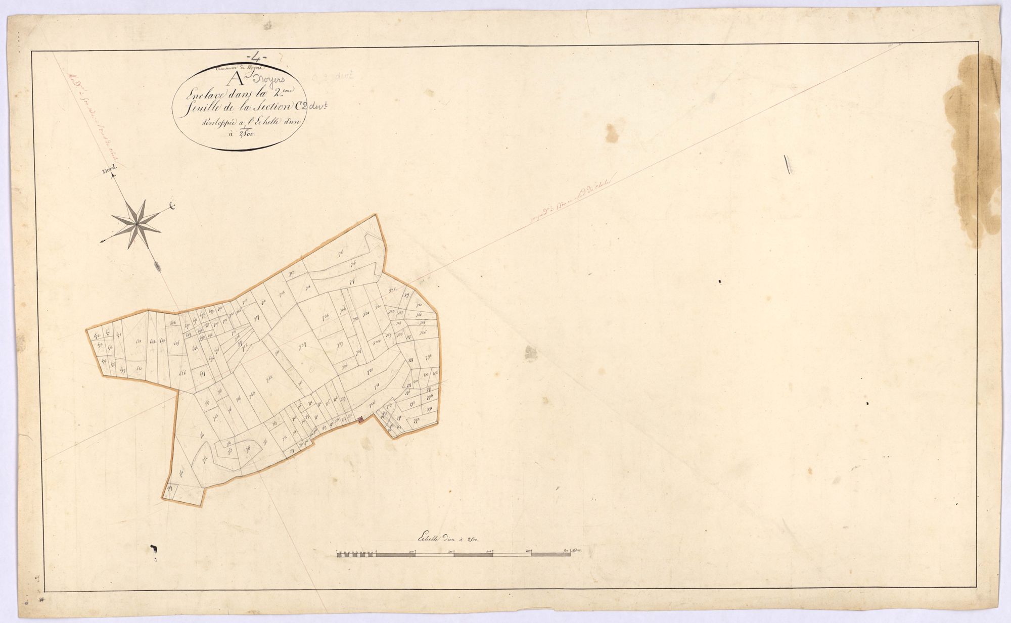 NOYERS_SUR_JABRON - Développement de la zone A de la section C.